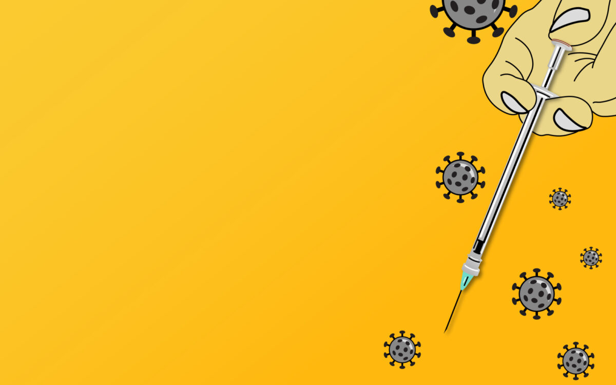 Grafik zum Coronavirus und Impfen und Testen Grafik zum Coronavirus und Impfen und Testen